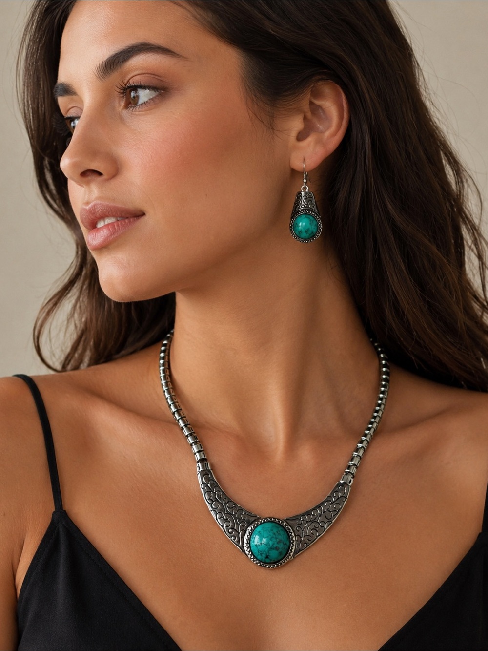 boutique necklace + earrings Sep sale
